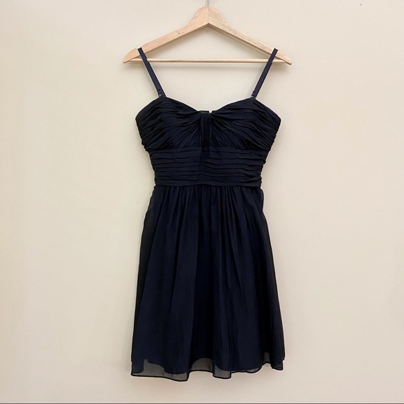 BCBG Black Silk Sweetheart Strapless Mini Cocktail Party Dress Women’s 4/Small - Picture 4 of 7